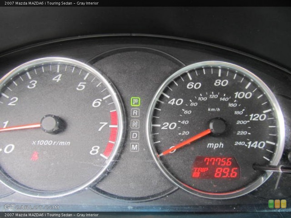 Gray Interior Gauges for the 2007 Mazda MAZDA6 i Touring Sedan #65623920
