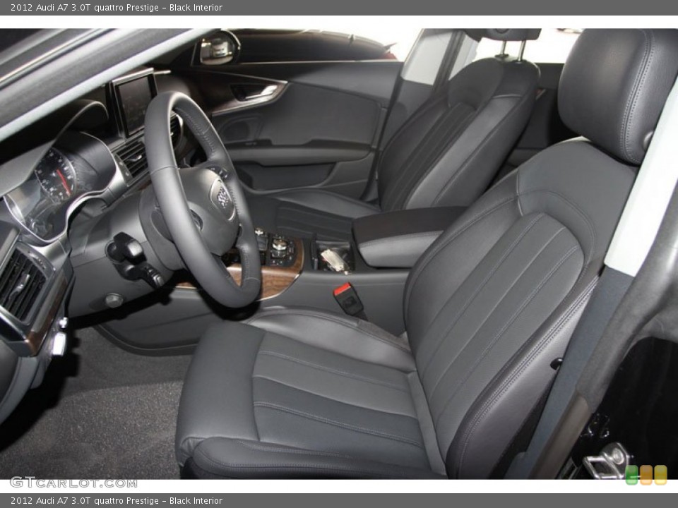 Black Interior Photo for the 2012 Audi A7 3.0T quattro Prestige #65624391