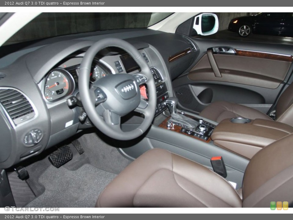 Espresso Brown Interior Photo for the 2012 Audi Q7 3.0 TDI quattro #65625051