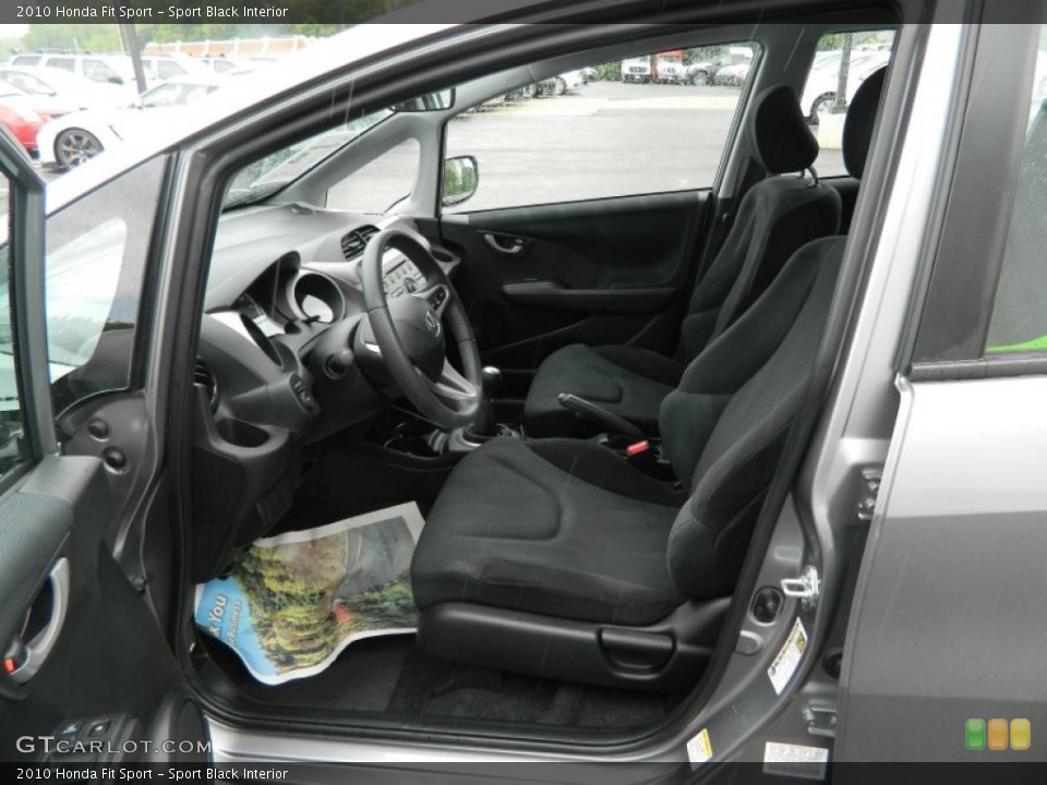 Sport Black Interior Photo for the 2010 Honda Fit Sport #65625896