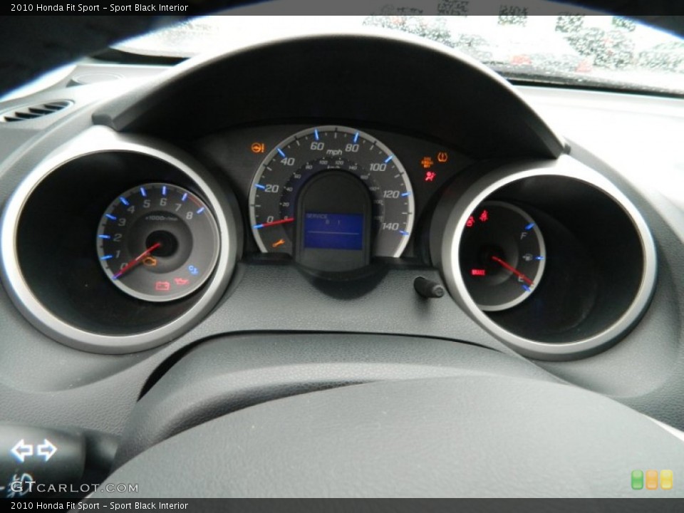 Sport Black Interior Gauges for the 2010 Honda Fit Sport #65626030