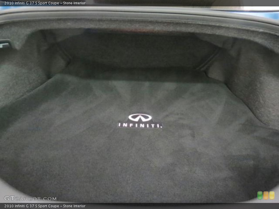 Stone Interior Trunk for the 2010 Infiniti G 37 S Sport Coupe #65626768