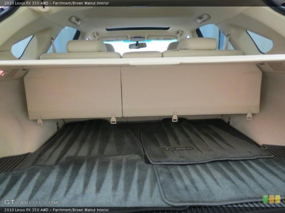 Parchment/Brown Walnut Interior Trunk for the 2010 Lexus RX 350 AWD #65628271