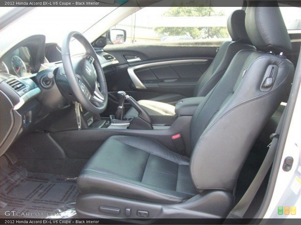 Black Interior Photo for the 2012 Honda Accord EX-L V6 Coupe #65629024