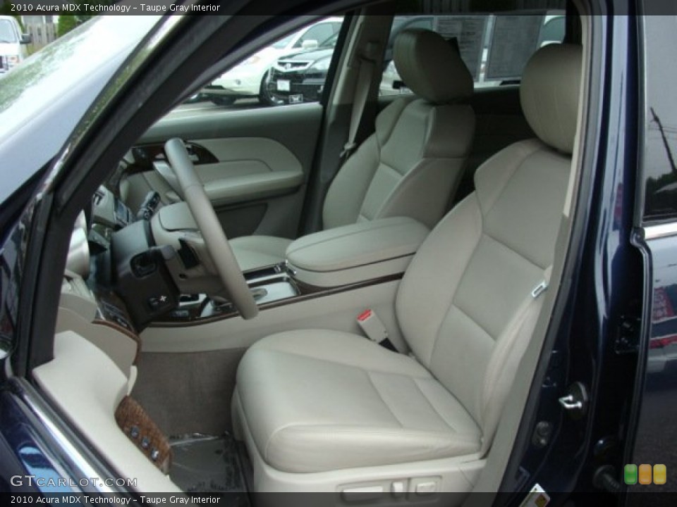Taupe Gray Interior Photo for the 2010 Acura MDX Technology #65631091