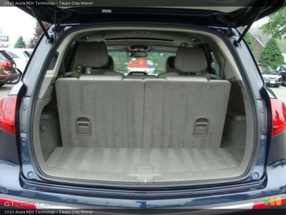 Taupe Gray Interior Trunk for the 2010 Acura MDX Technology #65631178