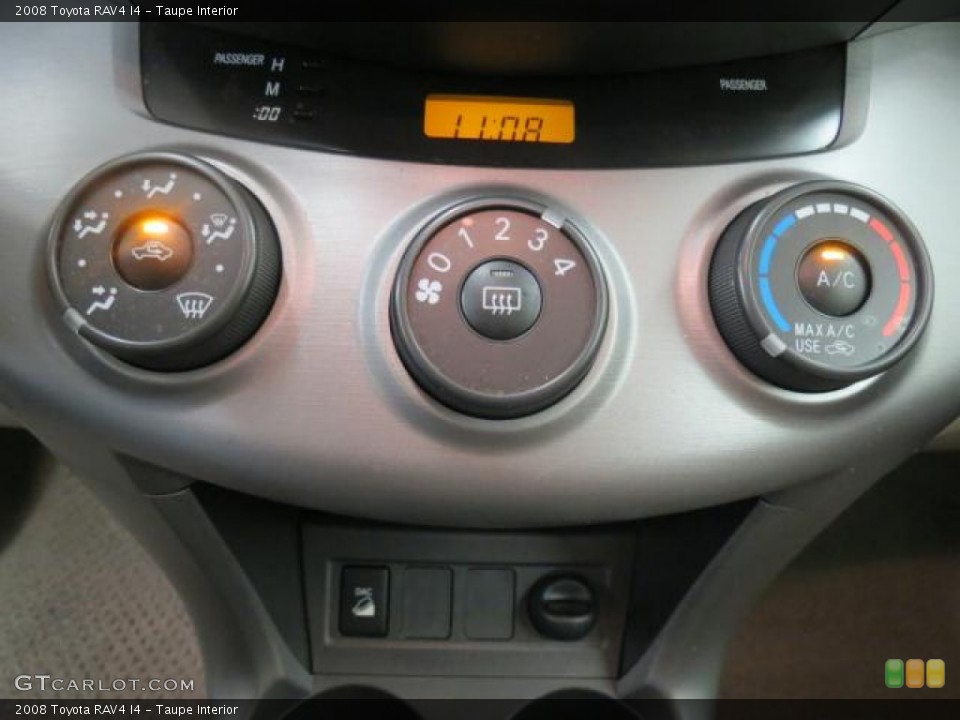 Taupe Interior Controls for the 2008 Toyota RAV4 I4 #65633758