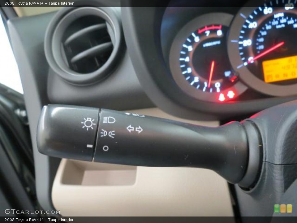 Taupe Interior Controls for the 2008 Toyota RAV4 I4 #65633782