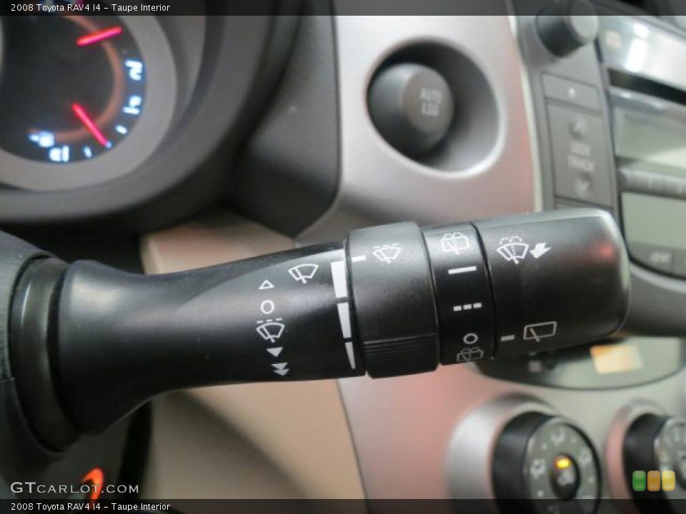 Taupe Interior Controls for the 2008 Toyota RAV4 I4 #65633794