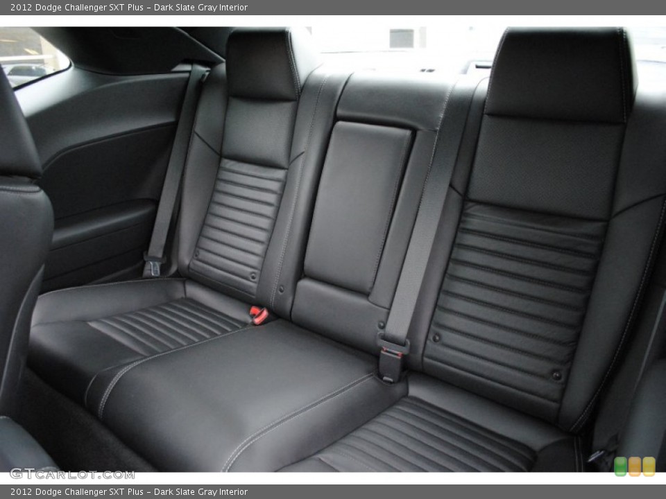 Dark Slate Gray Interior Rear Seat for the 2012 Dodge Challenger SXT Plus #65633866