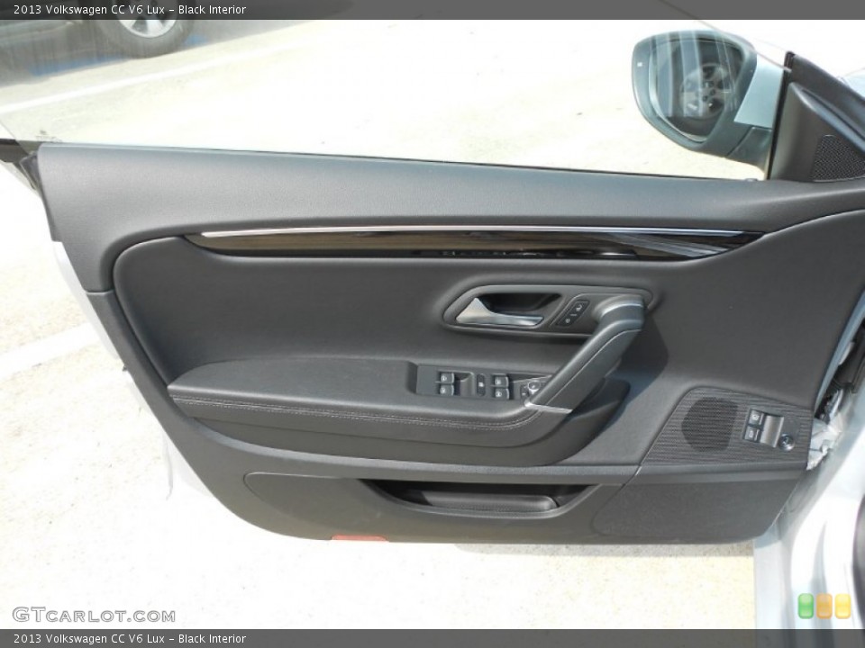 Black Interior Door Panel for the 2013 Volkswagen CC V6 Lux #65634589