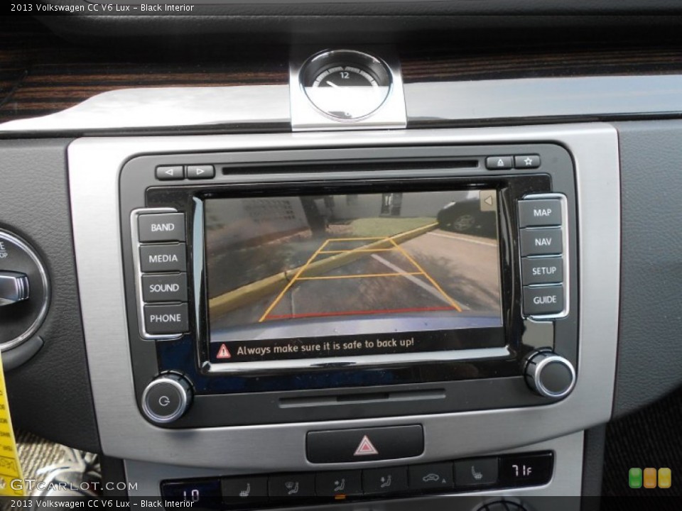 Black Interior Controls for the 2013 Volkswagen CC V6 Lux #65634661