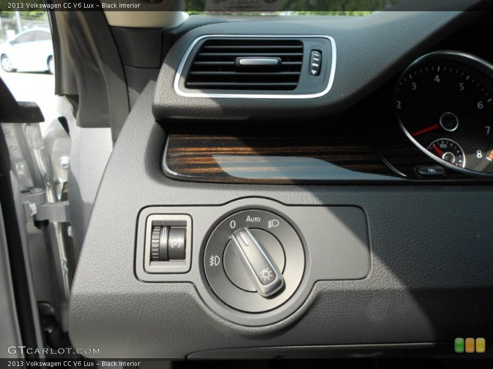Black Interior Controls for the 2013 Volkswagen CC V6 Lux #65634667