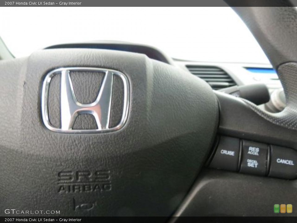 Gray Interior Controls for the 2007 Honda Civic LX Sedan #65635036