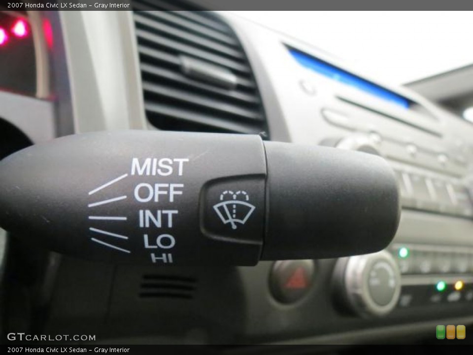 Gray Interior Controls for the 2007 Honda Civic LX Sedan #65635054