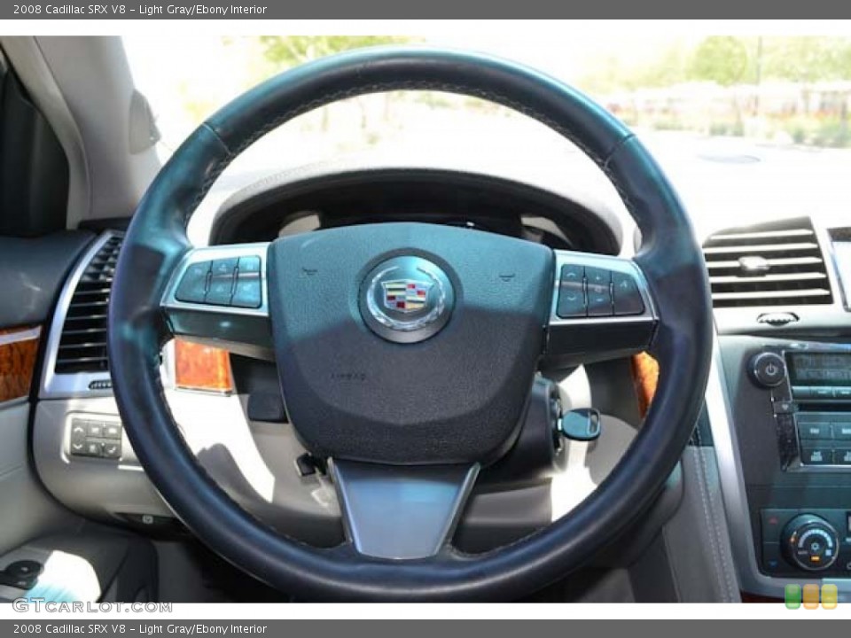 Light Gray/Ebony Interior Steering Wheel for the 2008 Cadillac SRX V8 #65635066