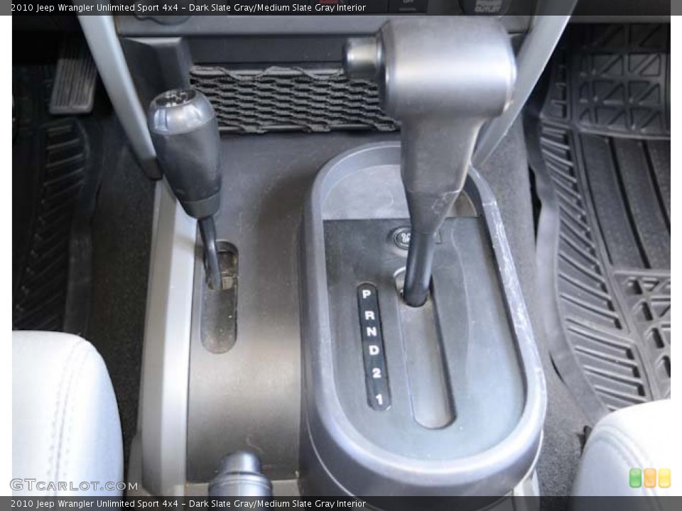 Dark Slate Gray/Medium Slate Gray Interior Transmission for the 2010 Jeep Wrangler Unlimited Sport 4x4 #65635387