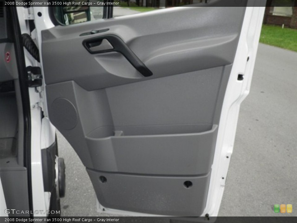 Gray Interior Door Panel for the 2008 Dodge Sprinter Van 3500 High Roof Cargo #65637067