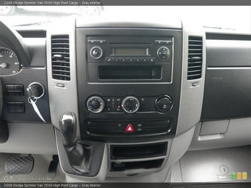 Gray Interior Controls for the 2008 Dodge Sprinter Van 3500 High Roof Cargo #65637088