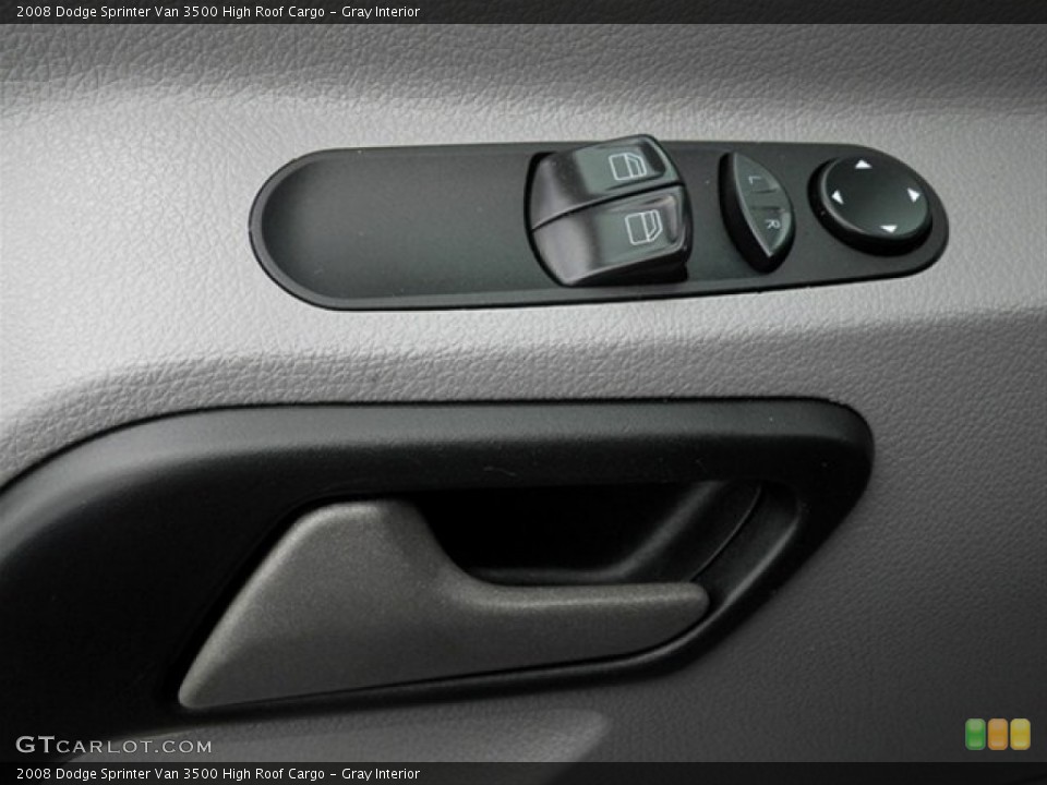 Gray Interior Controls for the 2008 Dodge Sprinter Van 3500 High Roof Cargo #65637107
