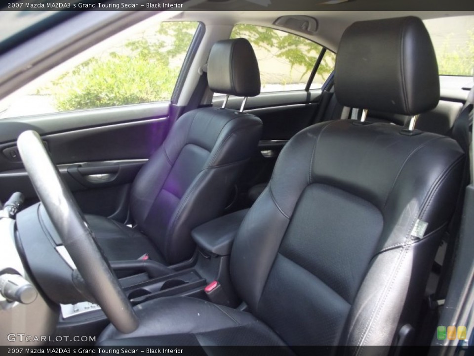 Black Interior Photo for the 2007 Mazda MAZDA3 s Grand Touring Sedan #65638153