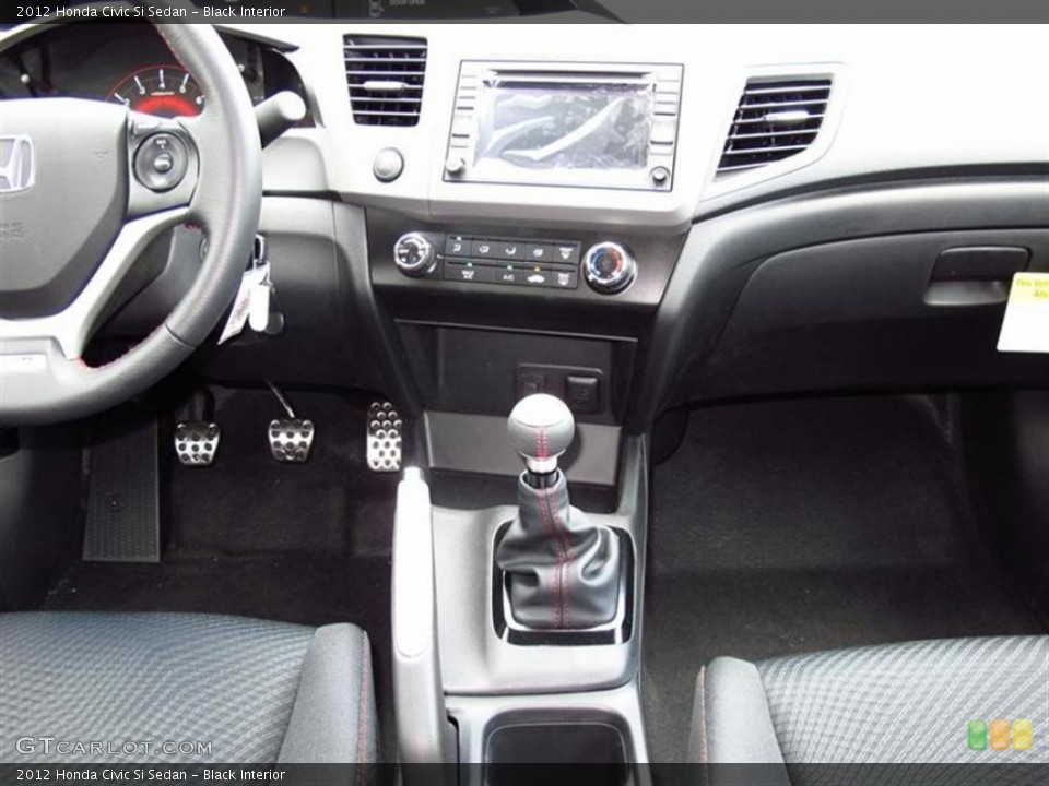 Black Interior Transmission for the 2012 Honda Civic Si Sedan #65641234