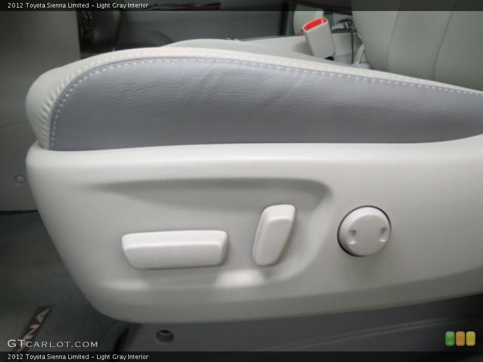 Light Gray Interior Front Seat for the 2012 Toyota Sienna Limited #65642153