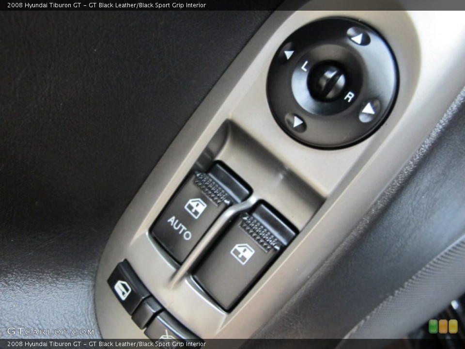 GT Black Leather/Black Sport Grip Interior Controls for the 2008 Hyundai Tiburon GT #65644844