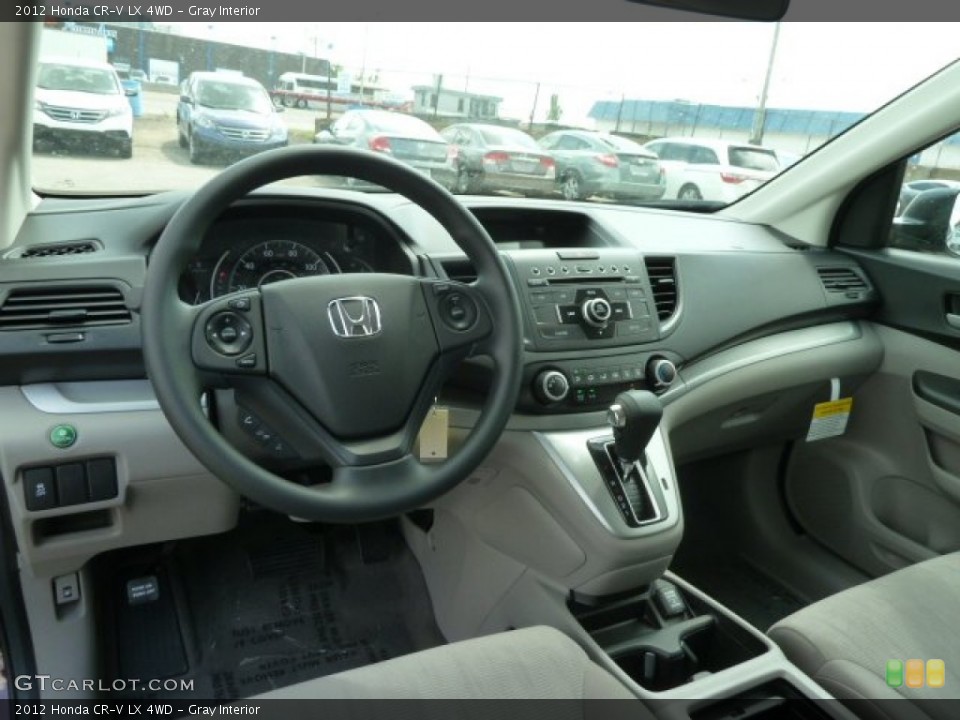 Gray Interior Dashboard for the 2012 Honda CR-V LX 4WD #65645290