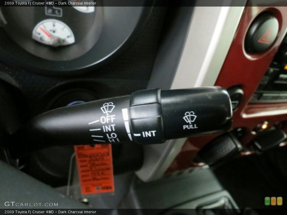 Dark Charcoal Interior Controls for the 2009 Toyota FJ Cruiser 4WD #65645683