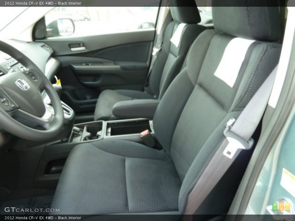 Black Interior Photo for the 2012 Honda CR-V EX 4WD #65646061