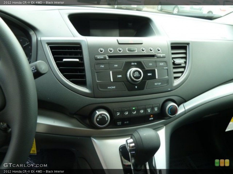 Black Interior Controls for the 2012 Honda CR-V EX 4WD #65646085