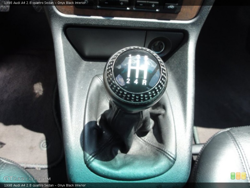Onyx Black Interior Transmission for the 1998 Audi A4 2.8 quattro Sedan #65647555