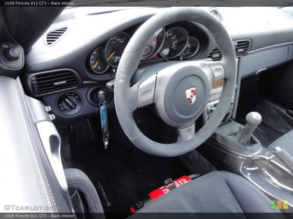 Black Interior Photo for the 2008 Porsche 911 GT3 #65648122