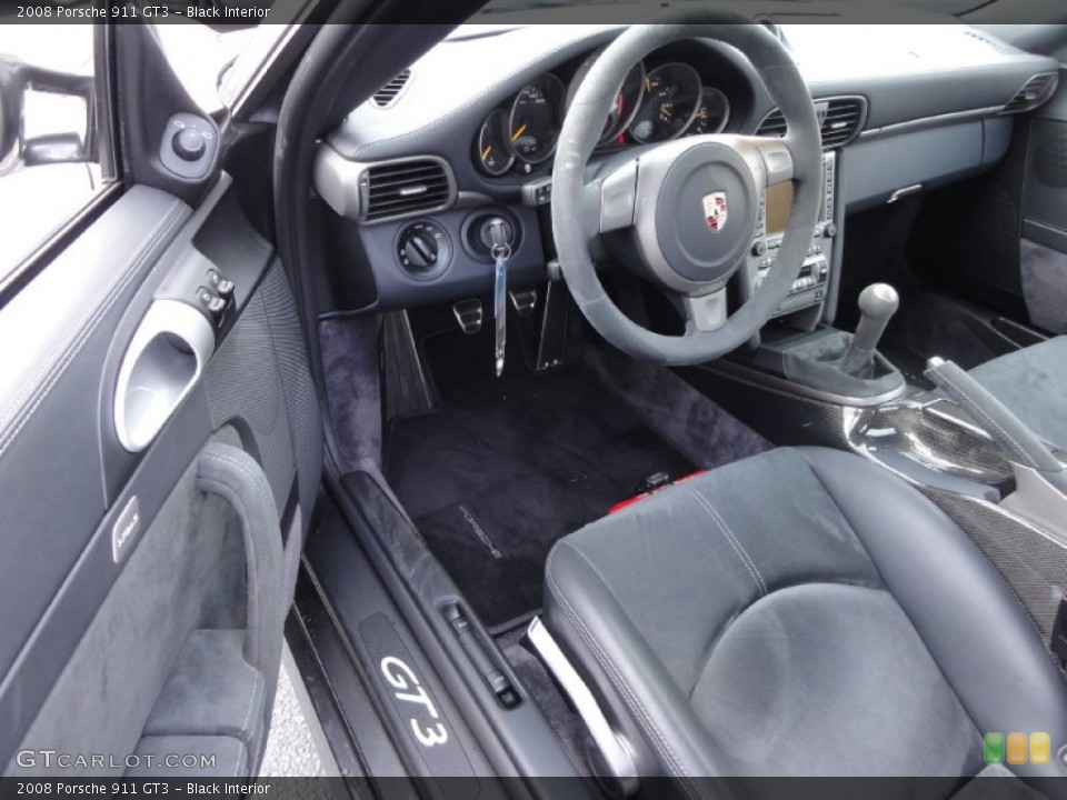 Black Interior Photo for the 2008 Porsche 911 GT3 #65648131