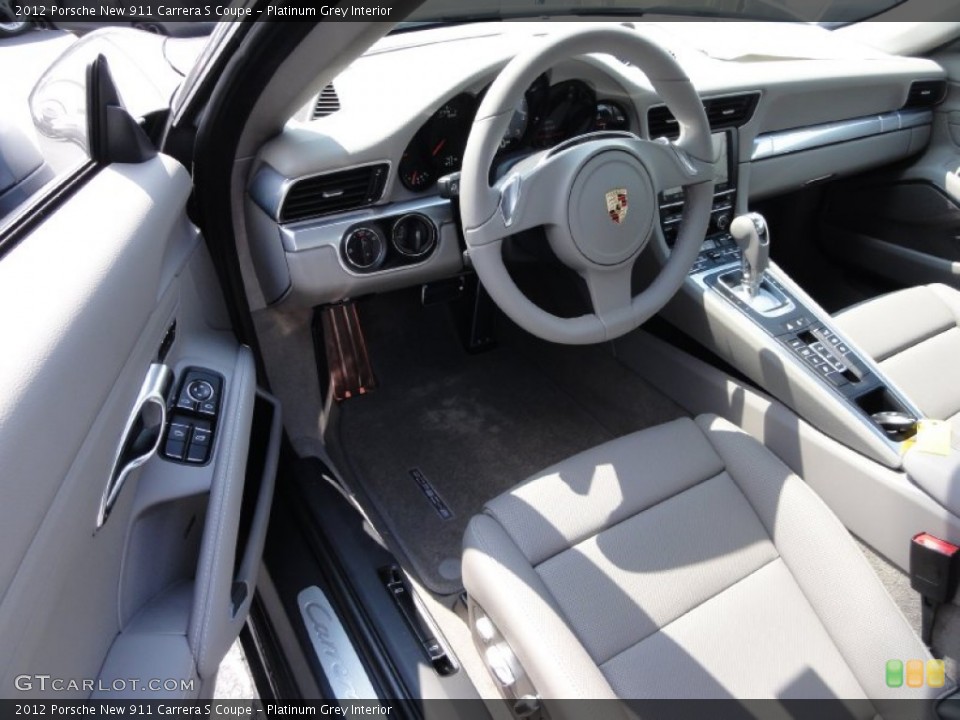 Platinum Grey Interior Photo for the 2012 Porsche New 911 Carrera S Coupe #65649622