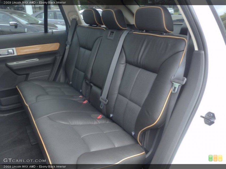 Ebony Black Interior Photo for the 2009 Lincoln MKX AWD #65656108