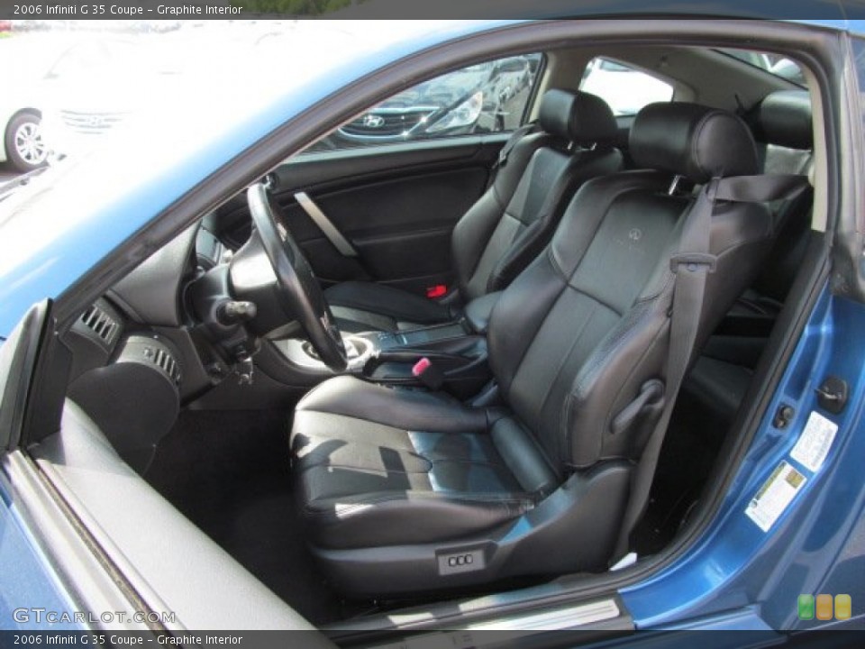 Graphite Interior Front Seat for the 2006 Infiniti G 35 Coupe #65657077
