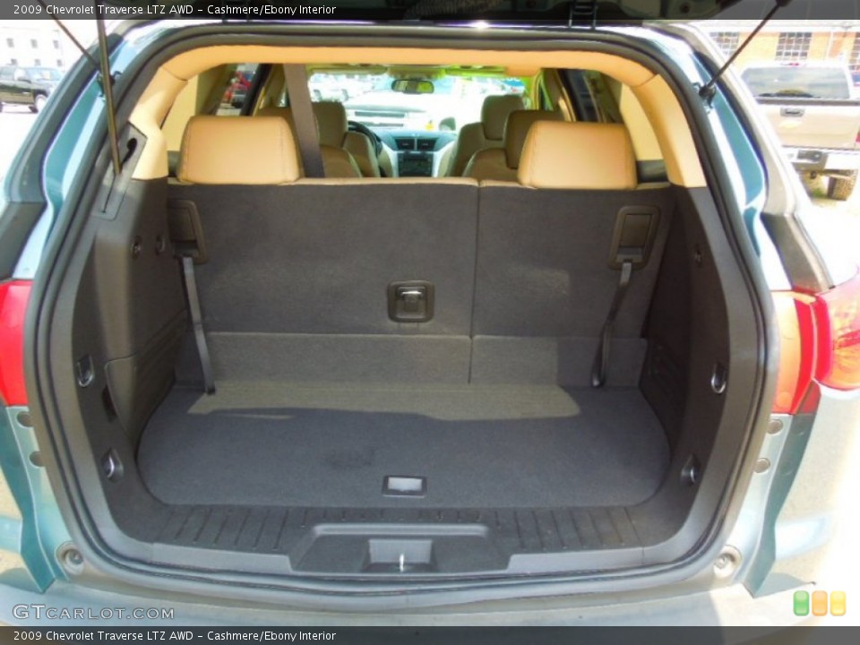 Cashmere/Ebony Interior Trunk for the 2009 Chevrolet Traverse LTZ AWD #65659099