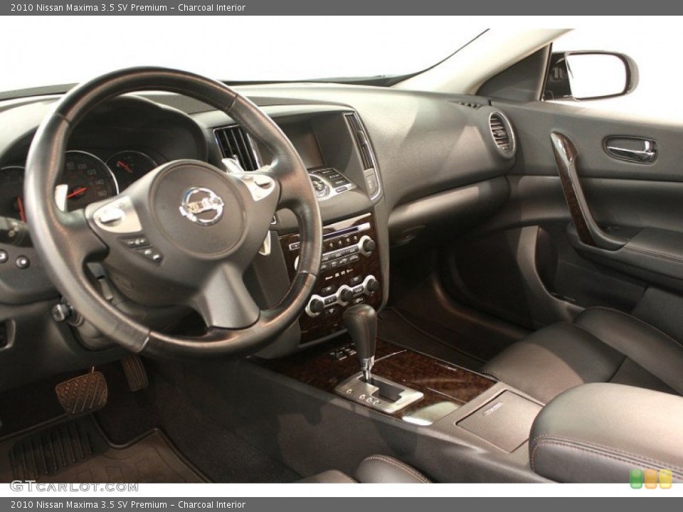 Charcoal Interior Dashboard for the 2010 Nissan Maxima 3.5 SV Premium #65661421