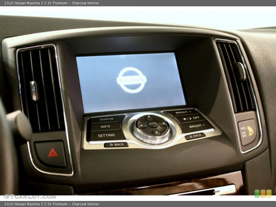 Charcoal Interior Controls for the 2010 Nissan Maxima 3.5 SV Premium #65661439