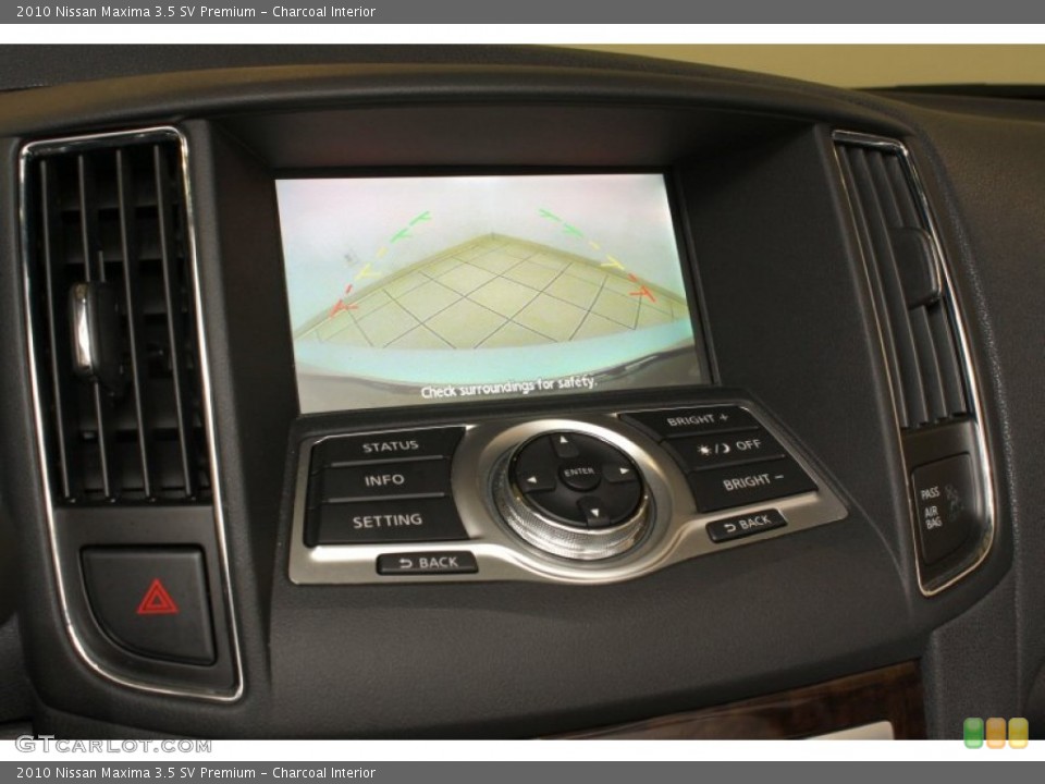 Charcoal Interior Controls for the 2010 Nissan Maxima 3.5 SV Premium #65661481