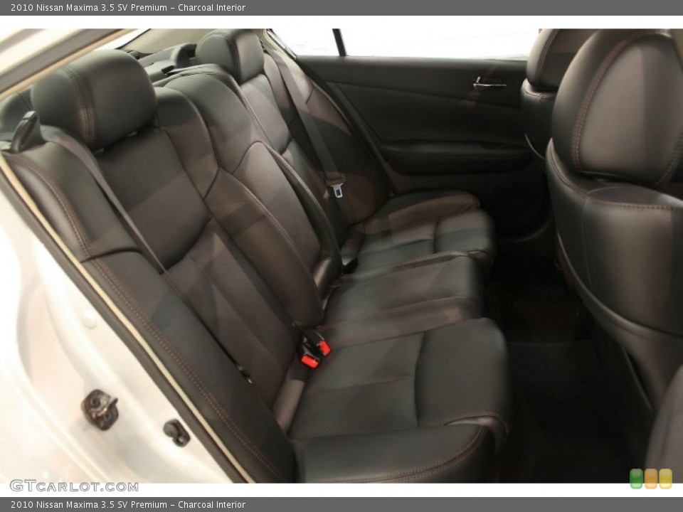 Charcoal Interior Rear Seat for the 2010 Nissan Maxima 3.5 SV Premium #65661538