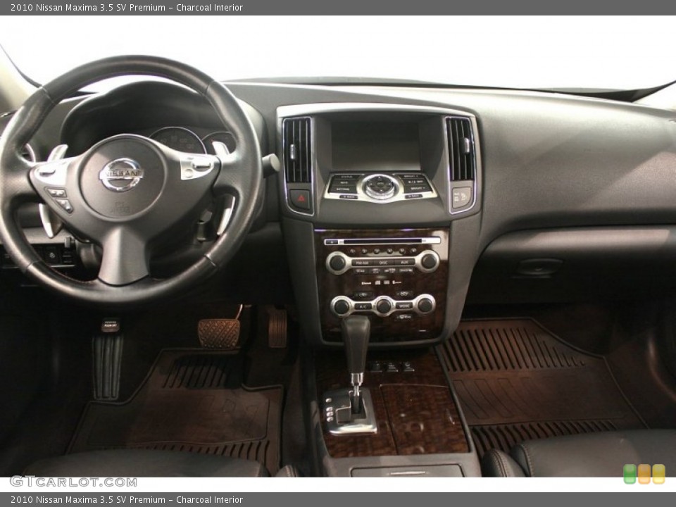 Charcoal Interior Dashboard for the 2010 Nissan Maxima 3.5 SV Premium #65661550