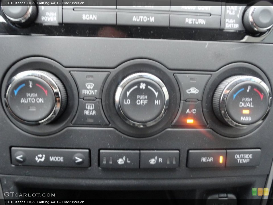 Black Interior Controls for the 2010 Mazda CX-9 Touring AWD #65662876