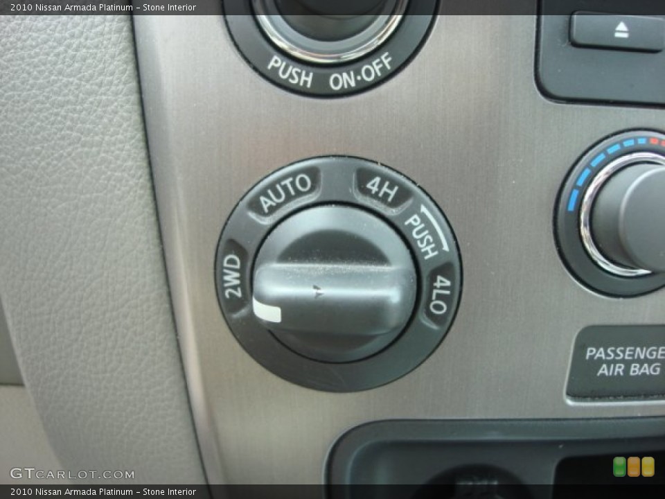 Stone Interior Controls for the 2010 Nissan Armada Platinum #65663049