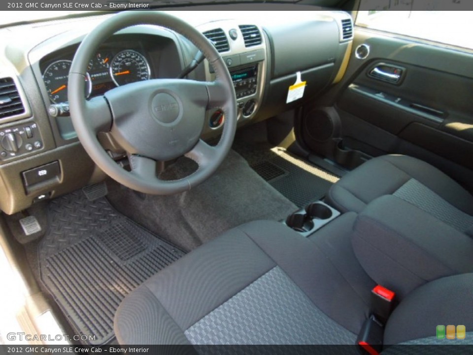 Ebony Interior Photo for the 2012 GMC Canyon SLE Crew Cab #65665177