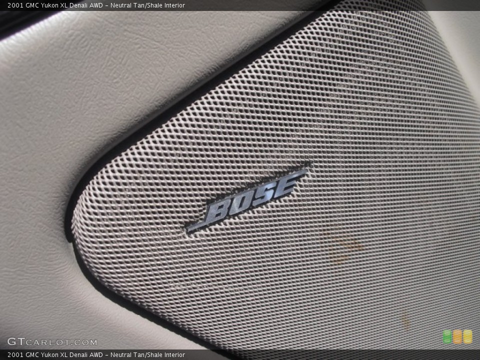Neutral Tan/Shale Interior Audio System for the 2001 GMC Yukon XL Denali AWD #65667502