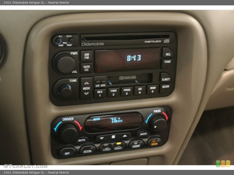 Neutral Interior Audio System for the 2001 Oldsmobile Intrigue GL #65668186