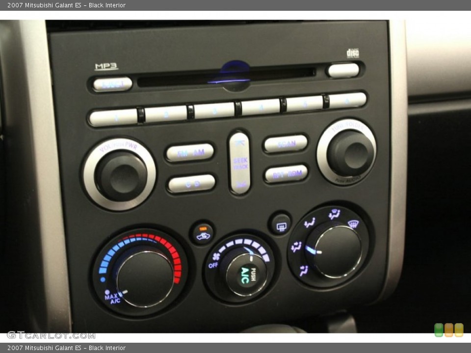 Black Interior Controls for the 2007 Mitsubishi Galant ES #65668465